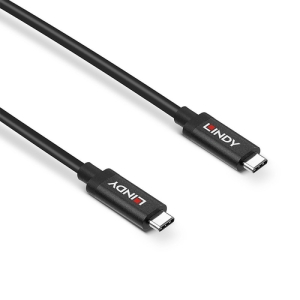 Lindy 43308 cable USB 5 m USB 3.2 Gen 2 (3.1 Gen 2) USB C Negro