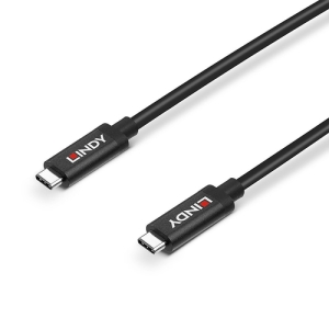Lindy 43308 cable USB 5 m USB 3.2 Gen 2 (3.1 Gen 2) USB C Negro
