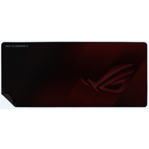 ASUS ROG Strix Scabbard II Alfombrilla de ratón para juegos Negro, Rojo Rojo