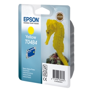 Alternative view of Epson Seahorse Cartucho T0484 amarillo (etiqueta RF)