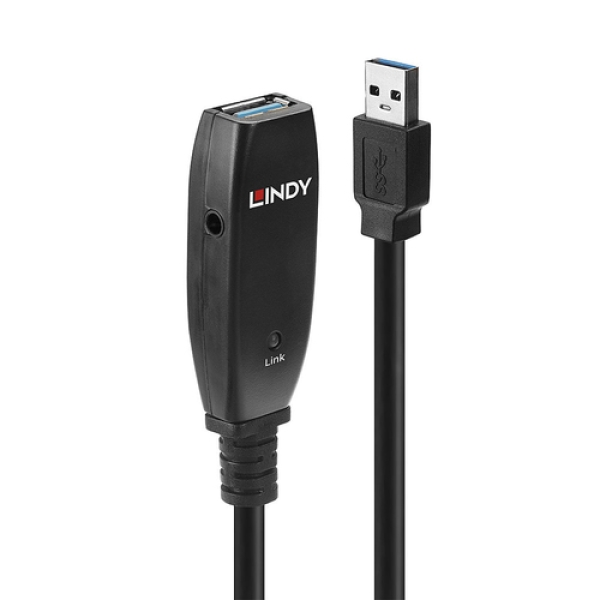 Lindy 43322 cable USB 15 m USB 3.2 Gen 1 (3.1 Gen 1) USB A Negro