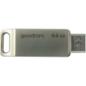 Goodram ODA3 unidad flash USB 64 GB USB Type-A / USB Type-C 3.2 Gen 1 (3.1 Gen 1) Plata
