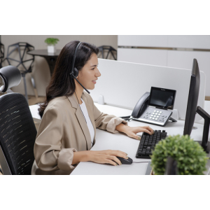 Yealink UH34 Dual Teams Auriculares Alámbrico Diadema Oficina/Centro de llamadas USB tipo A Negro