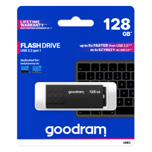 Goodram UME3 unidad flash USB 128 GB USB tipo A 3.2 Gen 1 (3.1 Gen 1) Negro