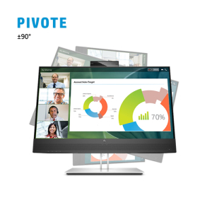 HP E24mv G4 60,5 cm (23.8") 1920 x 1080 Pixeles Full HD Negro, Plata