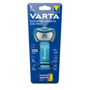 Alternative view of Varta 16650 101 421 linterna Color aguamarina Linterna con cinta para cabeza LED
