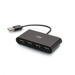 C2G Concentrador USB-A de 4 puertos