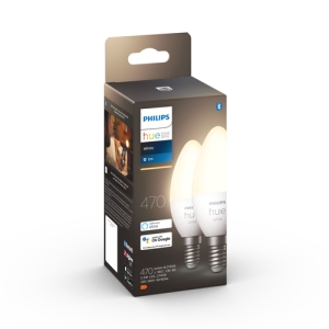 Alternative view of Philips Hue White Vela - Bombilla inteligente E14 - (paquete de 2)