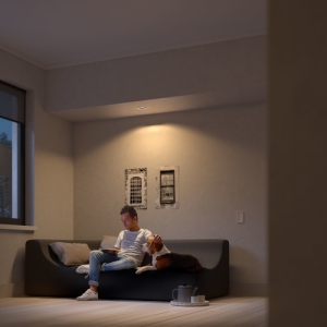 Philips Hue White ambiance Foco empotrable Milliskin extensible