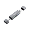 Equip 245460 lector de tarjeta USB 3.2 Gen 1 (3.1 Gen 1) Type-A/Type-C Gris Equip 245460 lector de tarjeta USB 3.2 Gen 1 (3.1 Gen 1) Type-A/Type-C Gris