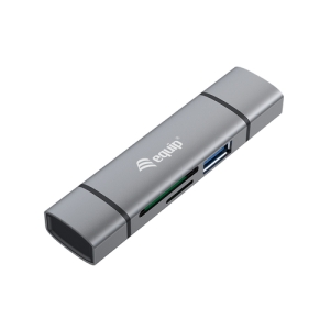 Equip 245460 lector de tarjeta USB 3.2 Gen 1 (3.1 Gen 1) Type-A/Type-C Gris Equip 245460 lector de tarjeta USB 3.2 Gen 1 (3.1 Gen 1) Type-A/Type-C Gris