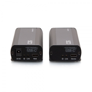 C2G Kit de ampliación de transmisor a receptor USB-C® de 1 puerto - USB 3.2 Gen 1 (5 Gbps)