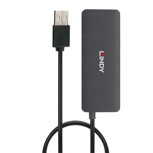 Alternative view of Lindy 42986 hub de interfaz USB 2.0 480 Mbit/s Negro