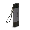 Lindy 43335 lector de tarjeta USB 3.2 Gen 1 (3.1 Gen 1) Type-A/Type-C Negro, Gris Lindy 43335 lector de tarjeta USB 3.2 Gen 1 (3.1 Gen 1) Type-A/Type-C Negro