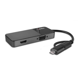 Lindy 43354 hub de interfaz USB 3.2 Gen 1 (3.1 Gen 1) Type-A + Type-C Negro Lindy 43354 hub de interfaz USB 3.2 Gen 1 (3.1 Gen 1) Type-A + Type-C Negro