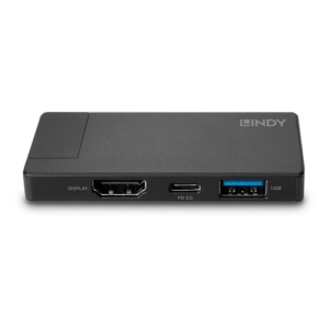 Lindy DST-Micro Alámbrico USB 3.2 Gen 1 (3.1 Gen 1) Type-C Negro Lindy DST-Micro Alámbrico USB 3.2 Gen 1 (3.1 Gen 1) Type-C Negro