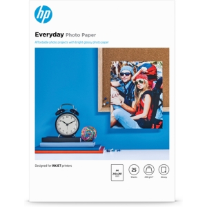 HP Papel fotográfico con brillo Everyday - 25 hojas/A4/210 x 297 mm