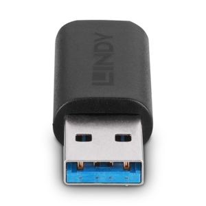 Lindy 41904 cambiador de género para cable USB 3.2 Type A USB 3.2 Type C Negro Lindy 41904 cambiador de género para cable USB 3.2 Type A USB 3.2 Type C Negro