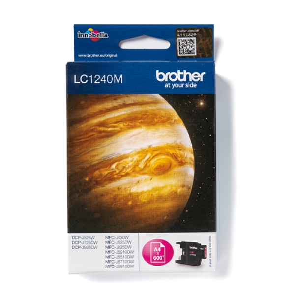 Brother LC1240M cartucho de tinta 1 pieza(s) Original Magenta