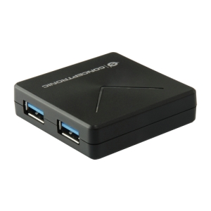 Alternative view of Conceptronic HUBBIES02B hub de interfaz USB 3.2 Gen 1 (3.1 Gen 1) Mini-B 5000 Mbit/s Negro