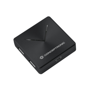 Conceptronic HUBBIES02B hub de interfaz USB 3.2 Gen 1 (3.1 Gen 1) Mini-B 5000 Mbit/s Negro