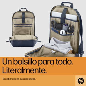 HP Mochila para portátil Travel de 15,6 pulgadas y 18 litros, color gris HP Mochila para portátil Travel de 15,6 pulgadas y 18 litros, color gris