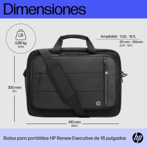 HP Bolsa para portátiles Renew Executive de 16 pulgadas HP Bolsa para portátiles Renew Executive de 16 pulgadas