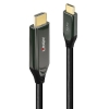 Lindy 43368 Adaptador gráfico USB 7680 x 4320 Pixeles Negro Lindy 43369 adaptador de cable de vídeo 3 m USB Tipo C HDMI tipo A (Estándar)