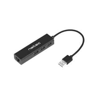 ADAPTADOR NATEC DRAGONFLY USB 2.0 A RJ45 GIGABIT CON 3XUSB 2.0