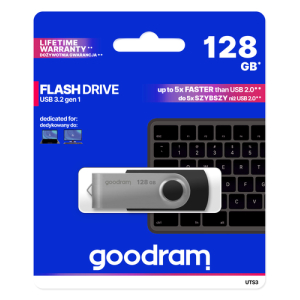 Goodram UTS3 unidad flash USB 128 GB USB tipo A 3.2 Gen 1 (3.1 Gen 1) Negro Goodram UTS3 unidad flash USB 128 GB USB tipo A 3.2 Gen 1 (3.1 Gen 1) Negro