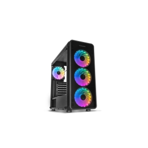 CAJA NOX HUMMER TGM RAINBOW ATX 1XUSB3.0 2XUSB2.0 NEGRO RGB