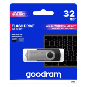 Goodram UTS3 unidad flash USB 32 GB USB tipo A 3.2 Gen 1 (3.1 Gen 1) Negro Goodram UTS3 unidad flash USB 32 GB USB tipo A 3.2 Gen 1 (3.1 Gen 1) Negro