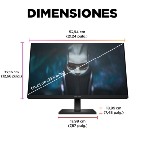 Reacondicionado | HP 780D9E9 pantalla para PC 60,5 cm (23.8") 1920 x 1080 Pixeles Full HD Negro Reacondicionado | HP 780D9E9 pantalla para PC 60,5 cm (23.8") 1920 x 1080 Pixeles Full HD Negro