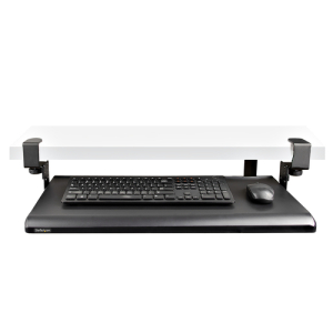 StarTech.com Bandeja Deslizante de Teclado para Debajo del Escritorio, Soporte de Mordaza, 2kg, Bandeja para Teclado, Soporte para Ratón, Ajuste de Altura (100, 120, or 140mm) StarTech.com Bandeja Deslizante de Teclado para Debajo del Escritorio, Soporte de Mordaza, 2kg, Bandeja para Teclado, Soporte para Ratón, Ajuste de Altura (100, 120, or 140mm)