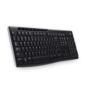 Logitech Wireless Keyboard K270 teclado RF inalámbrico QWERTZ Checa Negro