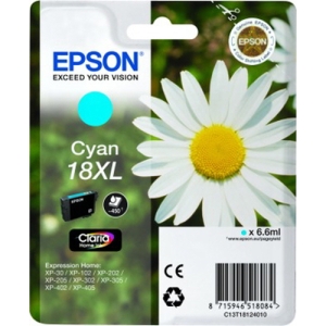 Epson Daisy Cartucho 18XL cian (etiqueta RF)