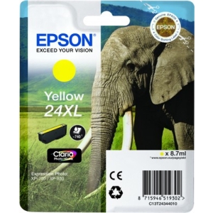 Epson Elephant Cartucho 24XL amarillo
