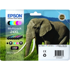 Epson Elephant Multipack 24XL 6 colores Epson Elephant Multipack 24XL 6 colores