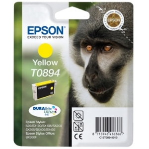 Epson Monkey Singlepack Yellow T0894 DURABrite Ultra Ink