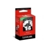 Lexmark No.14 Black Return Program Print Cartridge cartucho de tinta 1 Cartridge Original