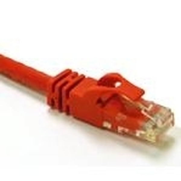 C2G Cat6 Snagless CrossOver UTP Patch Cable Red 3m cable de red Rojo