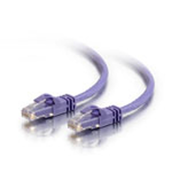 C2G Cat6 550MHz Snagless Patch Cable 1m cable de red Púrpura