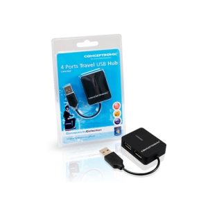 Conceptronic Travel 4 Ports USB Hub