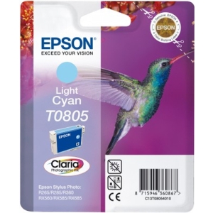 Epson Hummingbird Singlepack Light Cyan T0805 Claria Photographic Ink