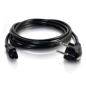 C2G Cable de alimentación europeo de 2 m para portátil (CEE 7/7 a IEC 60320 C5) C2G Cable de alimentación europeo de 2 m para portátil (CEE 7/7 a IEC 60320 C5)