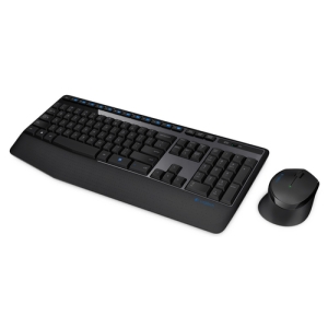 Logitech Wireless Combo MK345 teclado Ratón incluido USB QWERTY Internacional de EE.UU. Negro