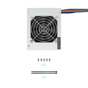 TooQ Fonte Ecopower II unidad de fuente de alimentación 500 W 20+4 pin ATX SFX Plata