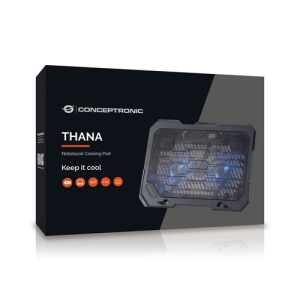 Conceptronic THANA01B almohadilla fría 39,6 cm (15.6") Negro Conceptronic THANA01B almohadilla fría 39,6 cm (15.6") Negro