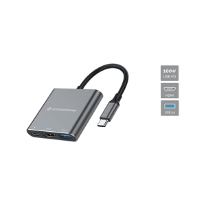 Conceptronic DONN18G base para portátil y replicador de puertos Alámbrico USB 3.2 Gen 1 (3.1 Gen 1) Type-C Gris Conceptronic DONN18G base para portátil y replicador de puertos Alámbrico USB 3.2 Gen 1 (3.1 Gen 1) Type-C Gris