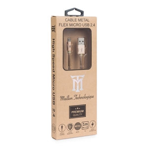 Maillon Technologique Premium MTPMUMG241 cable USB 1 m USB 2.0 USB A Micro-USB B Oro